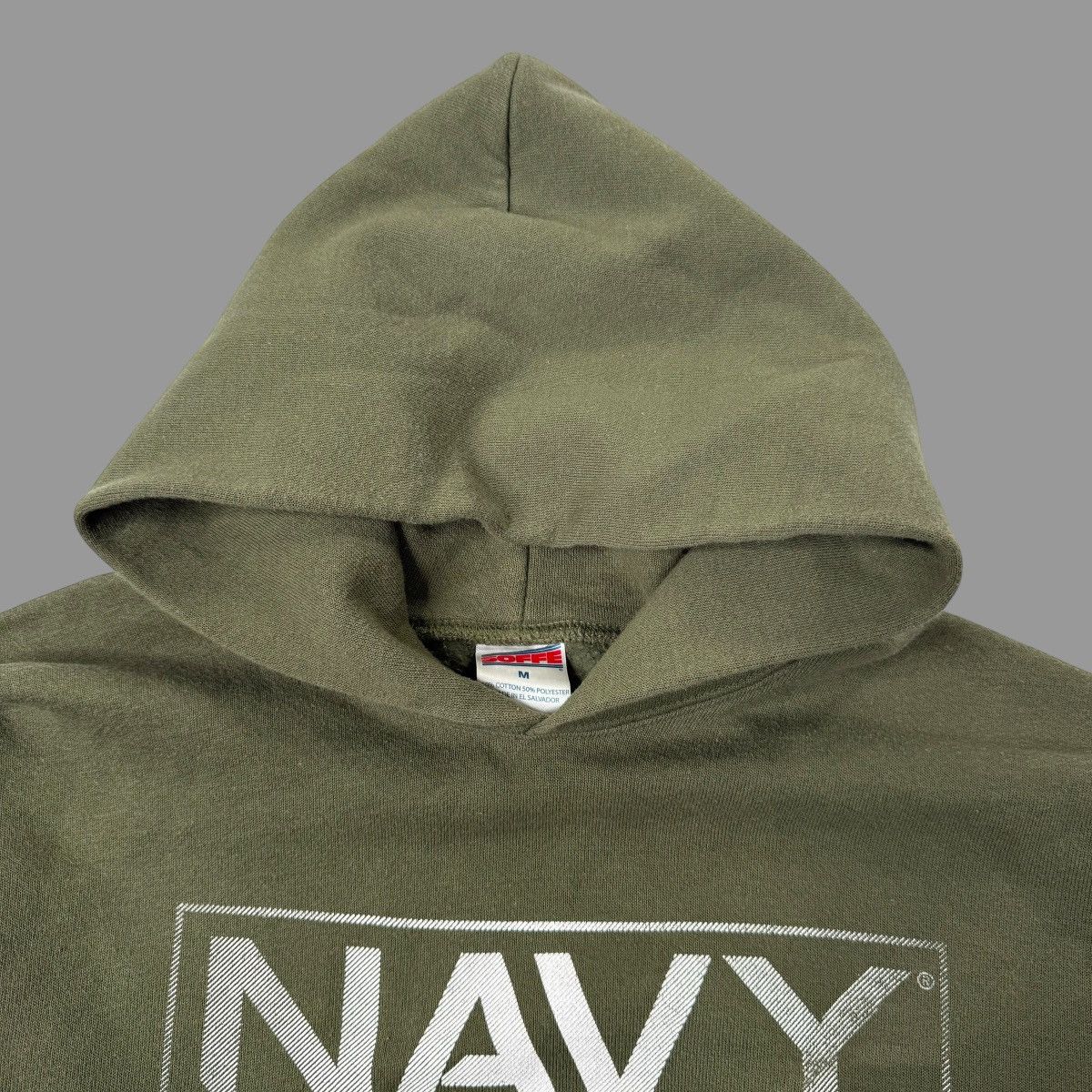 Vintage Vintage U.S. navy olive green hoodie Size US M / EU 48-50 / 2 - 4 Thumbnail