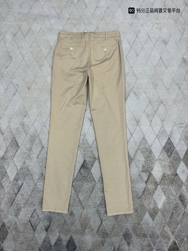 Brunello Cucinelli Brunello Cucinelli Men's Solid Button Mid-Rise Casual Pants Size US 28 / EU 44 - 1 Thumbnail