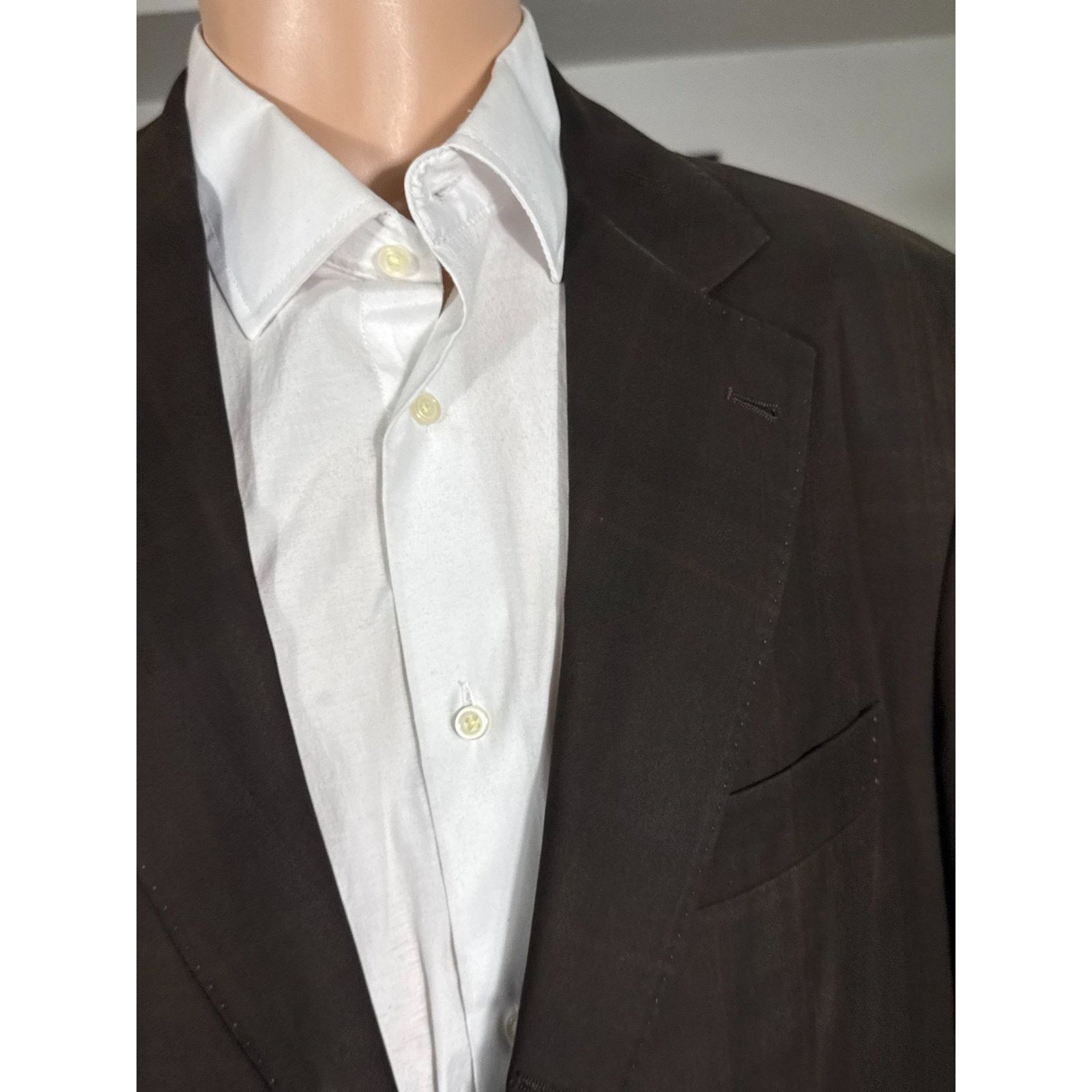Brunello Cucinelli Brunello Cucinelli Brown Tartain Plaid Sportcoat 54IT 42R Size 42R - 14 Thumbnail