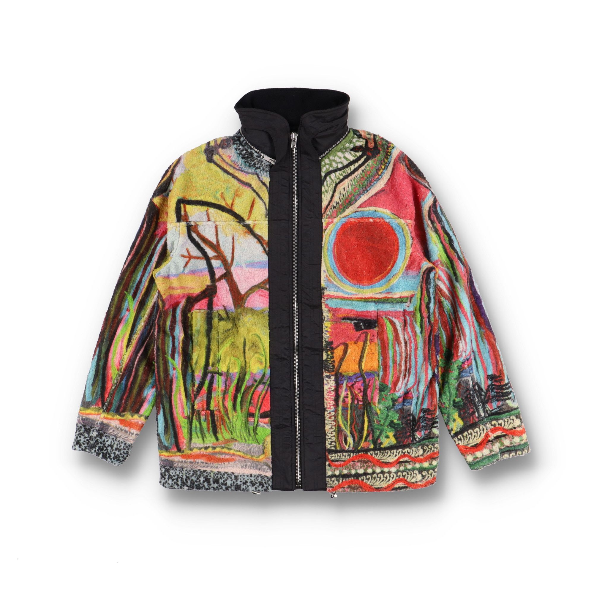 Givenchy x Josh Smith 1 of 1 Reaper Fleece Zip Jacket Size US M / EU 48-50 / 2 - 2 Thumbnail