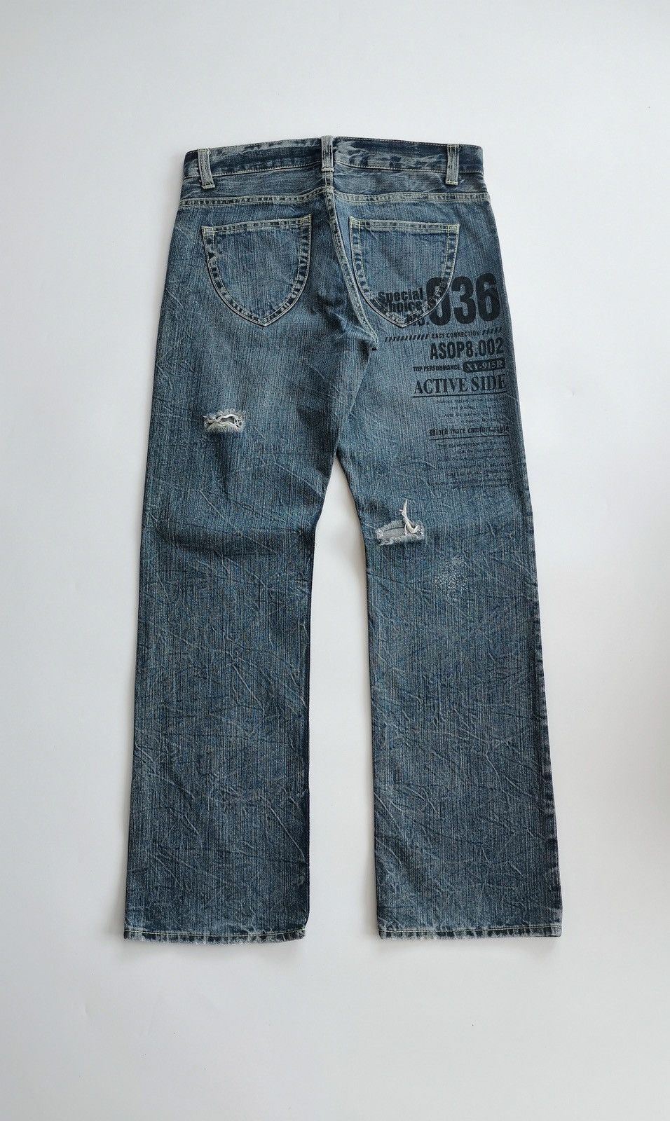 If Six Was Nine Oririn Japan ASOP8.002 Distressed Jeans Size US 32 / EU 48 - 6 Thumbnail