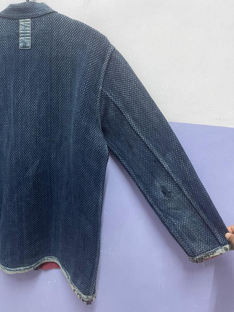 Blue Blue Japan BLUE BLUE JAPAN Honai Pure Indigo Sashiko Oriental Jacket Size US M / EU 48-50 / 2 - 14 Thumbnail