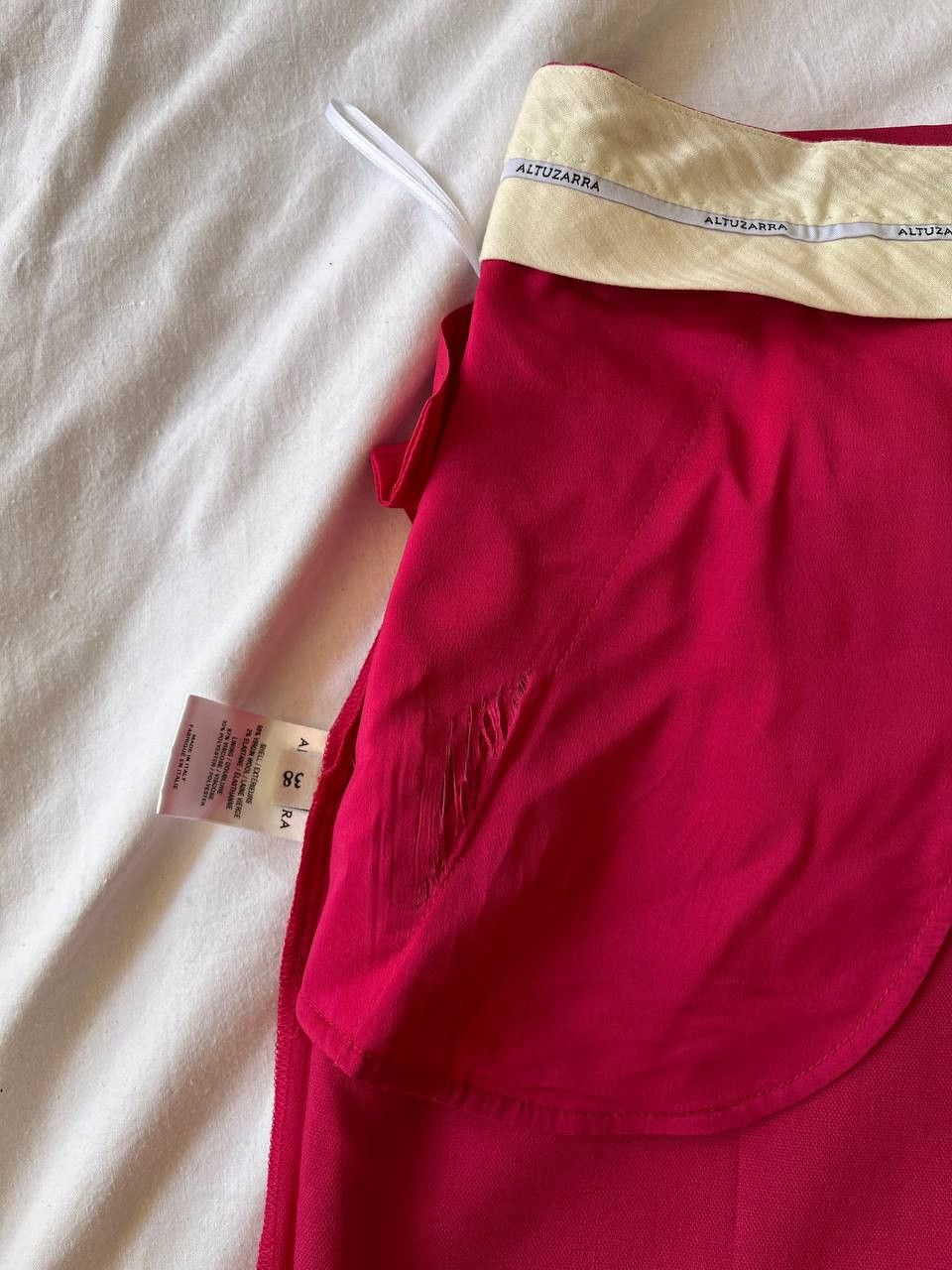 Altuzarra Altuzarra raspberry pink virgin wool dress pants W30/L26 Size 30" / US 8 / IT 44 - 10 Thumbnail