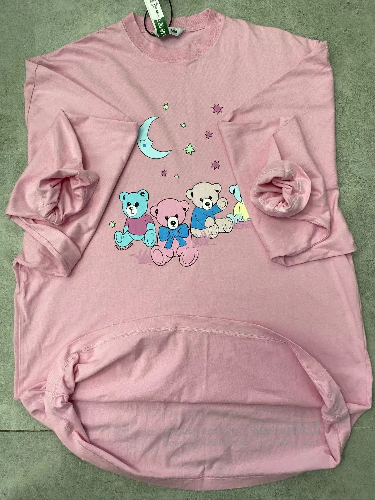 Balenciaga Balenciaga loose long sleeved T-shirt with teddy bear print Size US S / EU 44-46 / 1 - 4 Thumbnail