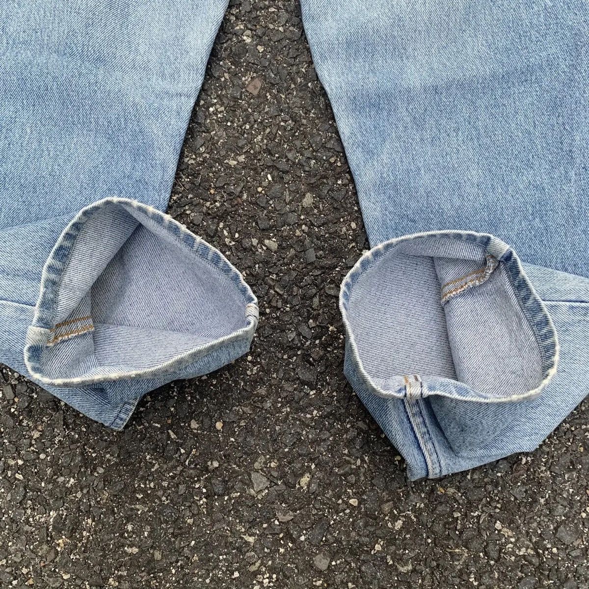 Levi's 💥 Distressed Denim Vtg Levi’s Light Wash Jeans Faded Pants Size US 32 / EU 48 - 15 Thumbnail
