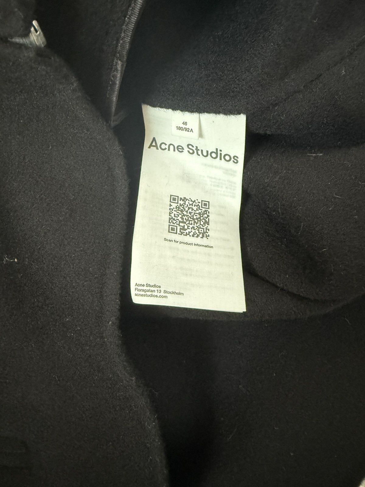 Acne Studios Acne Studios Black Cashmere Jacket Size US S / EU 44-46 / 1 - 8 Thumbnail