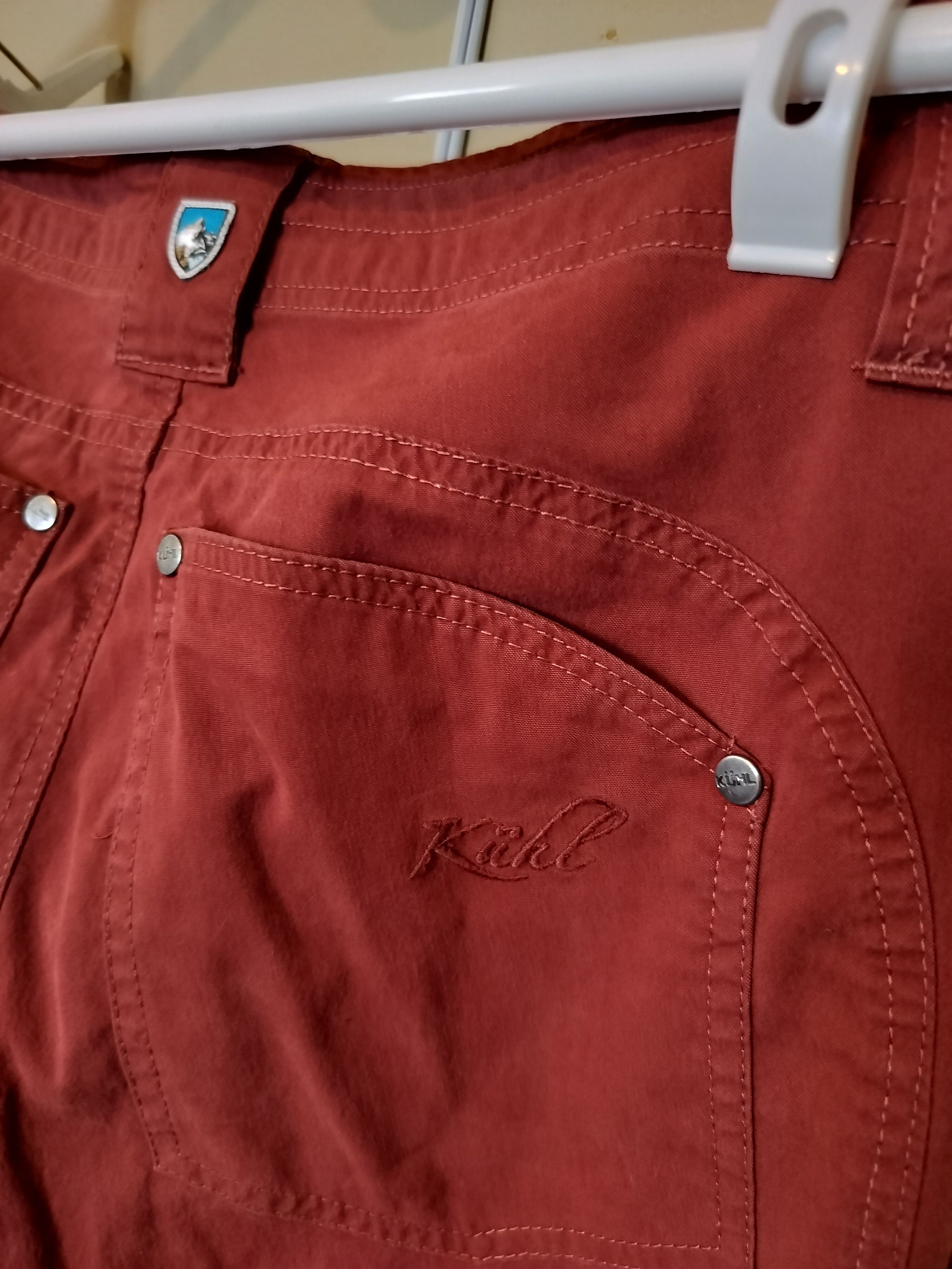 Kuhl Women's Red Kühl Rodden Cargo Pants, title9 Special Edition Size 27" / US 4 / IT 40 - 3 Thumbnail