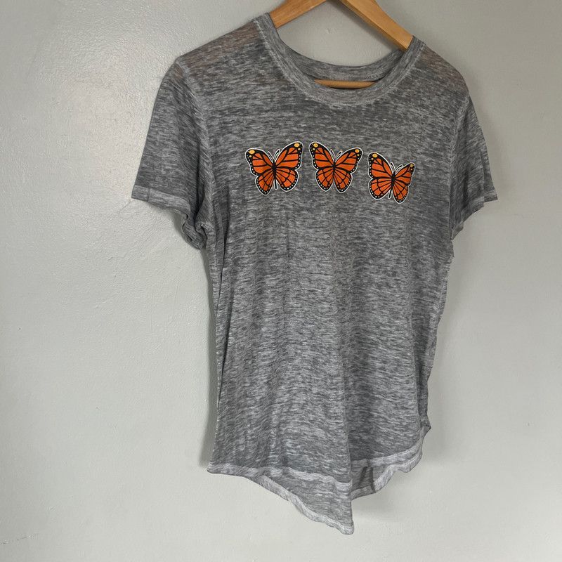 Designer Freeze Women's Graphic Crew Neck T-Shirt Heather Gray Large Size XL / US 12-14 / IT 48-50 - 1 Thumbnail