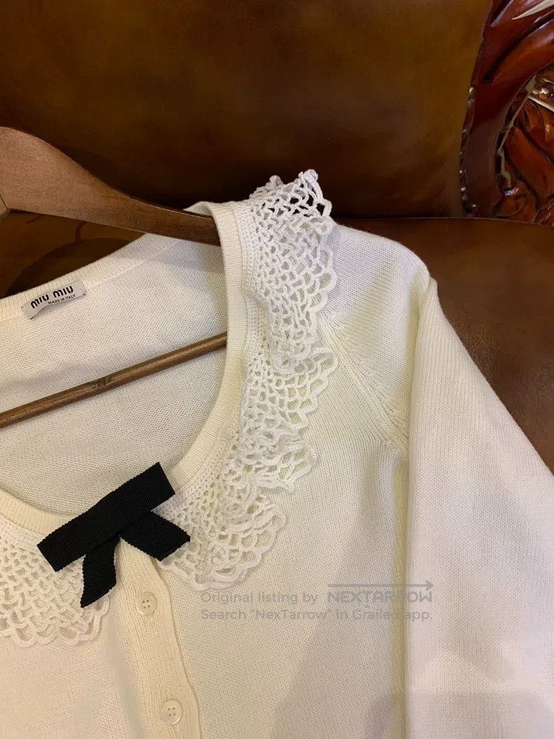 Miu Miu Miu Miu 36 Knitted coat Size S / US 4 / IT 40 - 6 Thumbnail
