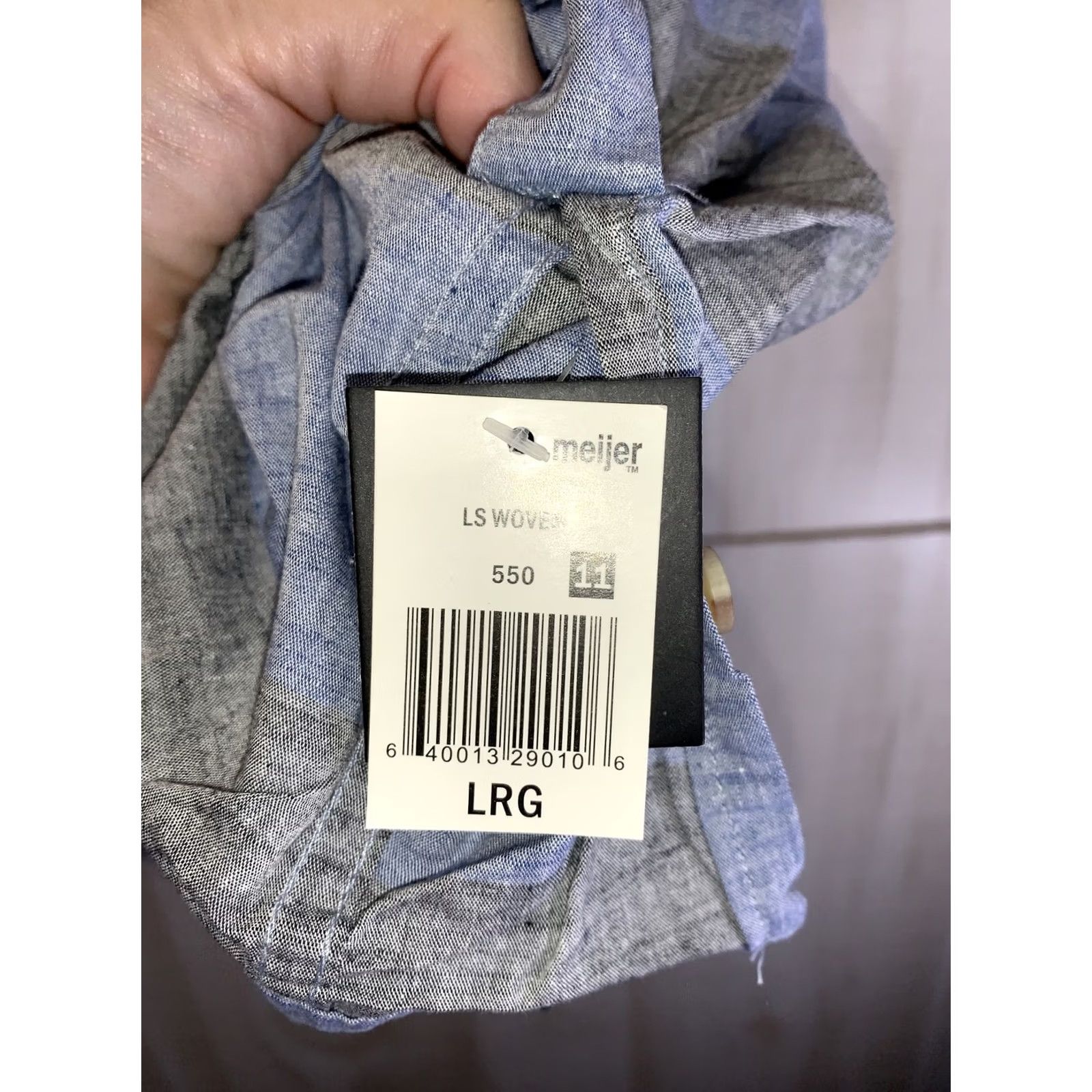 Vintage Ocean Current Shirt Mens Chambray Blue Button-Down XL NWT-7008 Size US XL / EU 56 / 4 - 3 Thumbnail