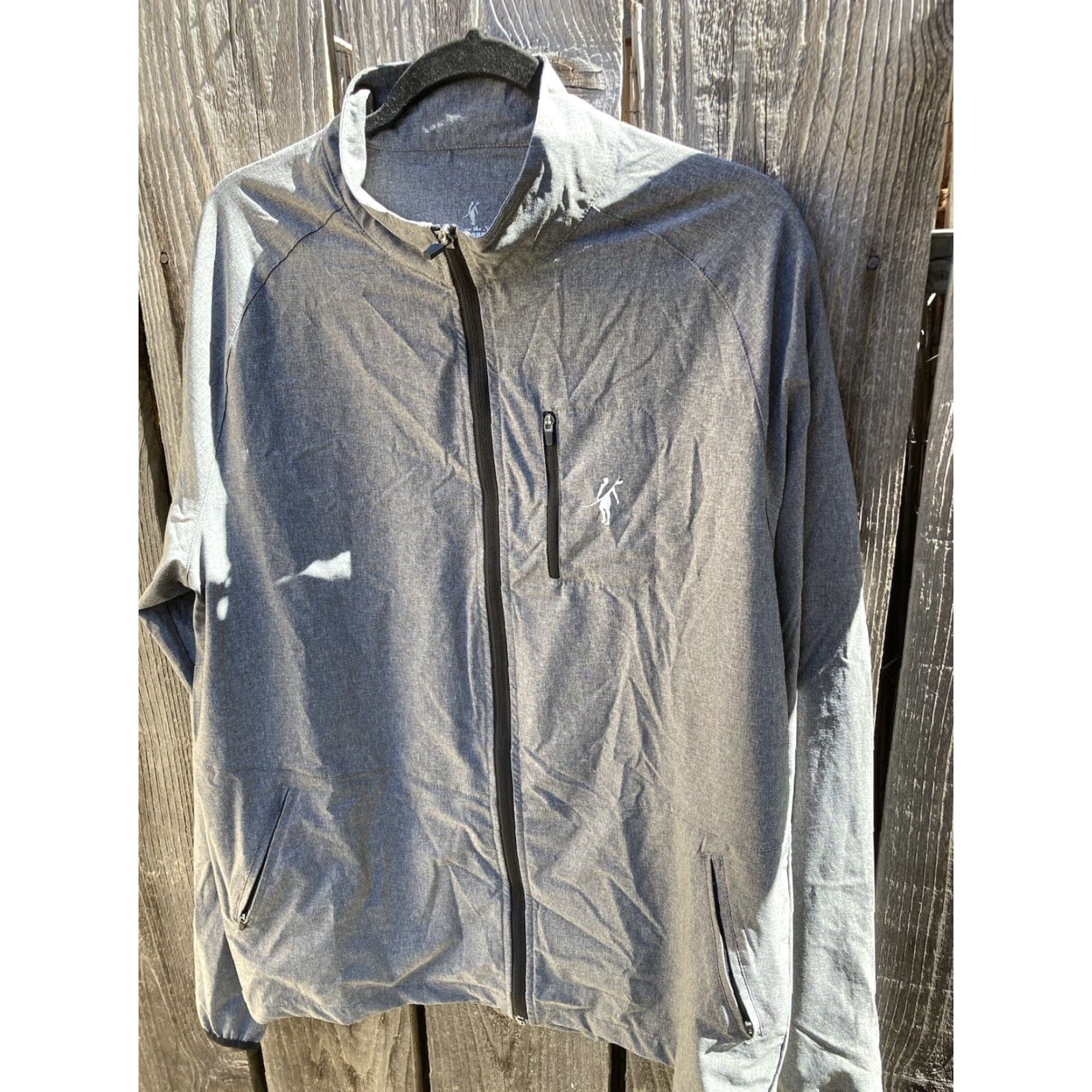 Vintage Toes on the Nose Men's Jacket Gray Full-Zip Dawn Patrol L Poly Beach Surf UPF Size US L / EU 52-54 / 3 - 5 Thumbnail