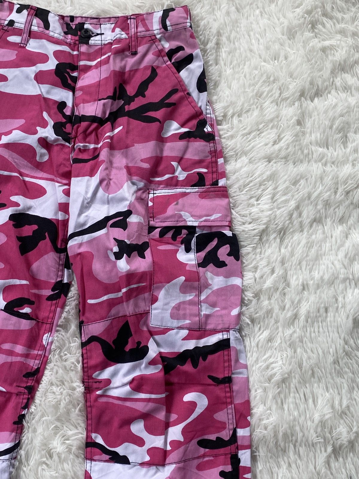 Rothco Vintage ROTHCO BDU Pink Camouflage Cargo Pants Size US 26 / EU 42 - 4 Thumbnail