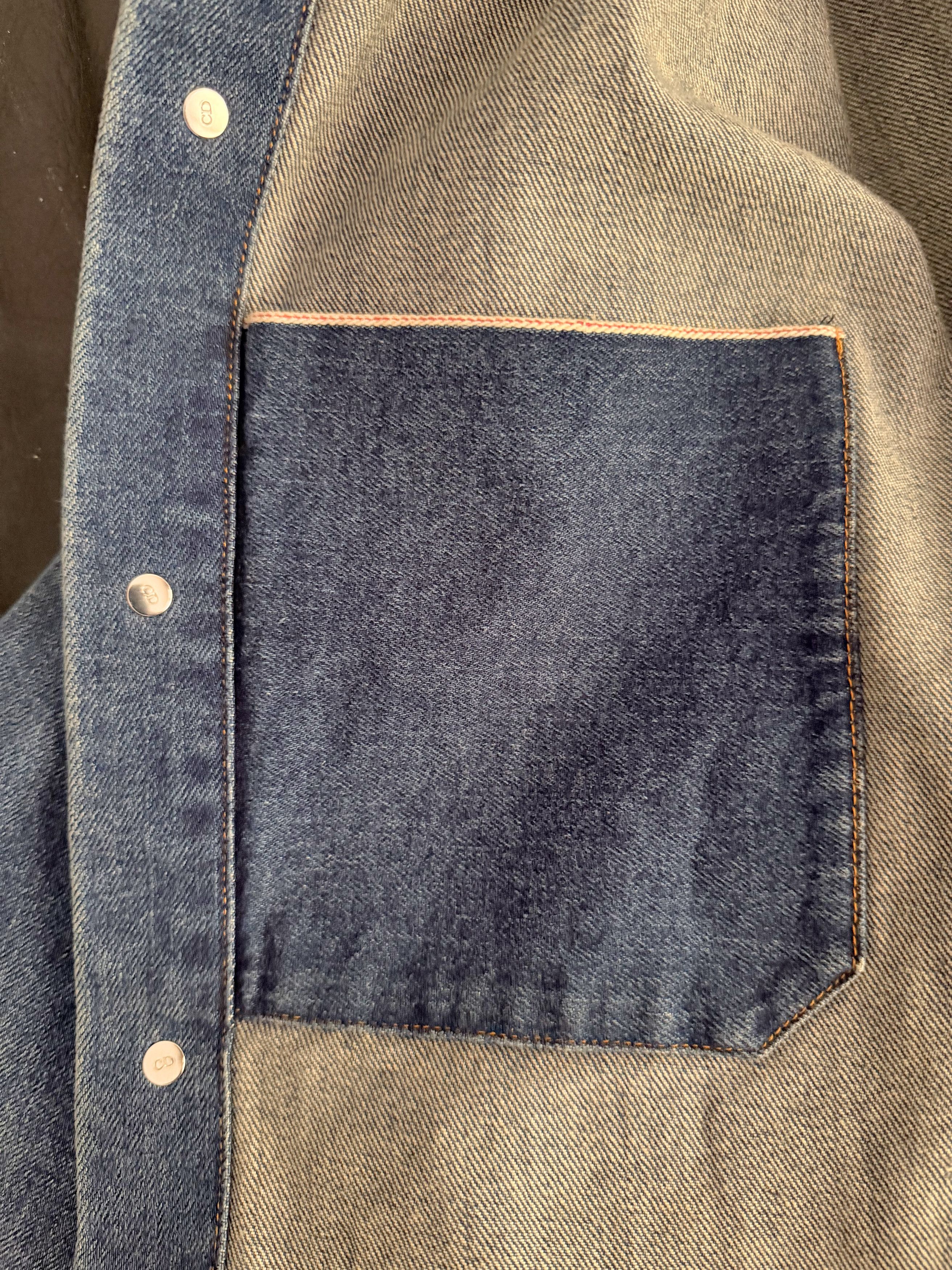 Dior × Stussy Embroidered Skull Bee Denim Jacket Size US M / EU 48-50 / 2 - 12 Thumbnail