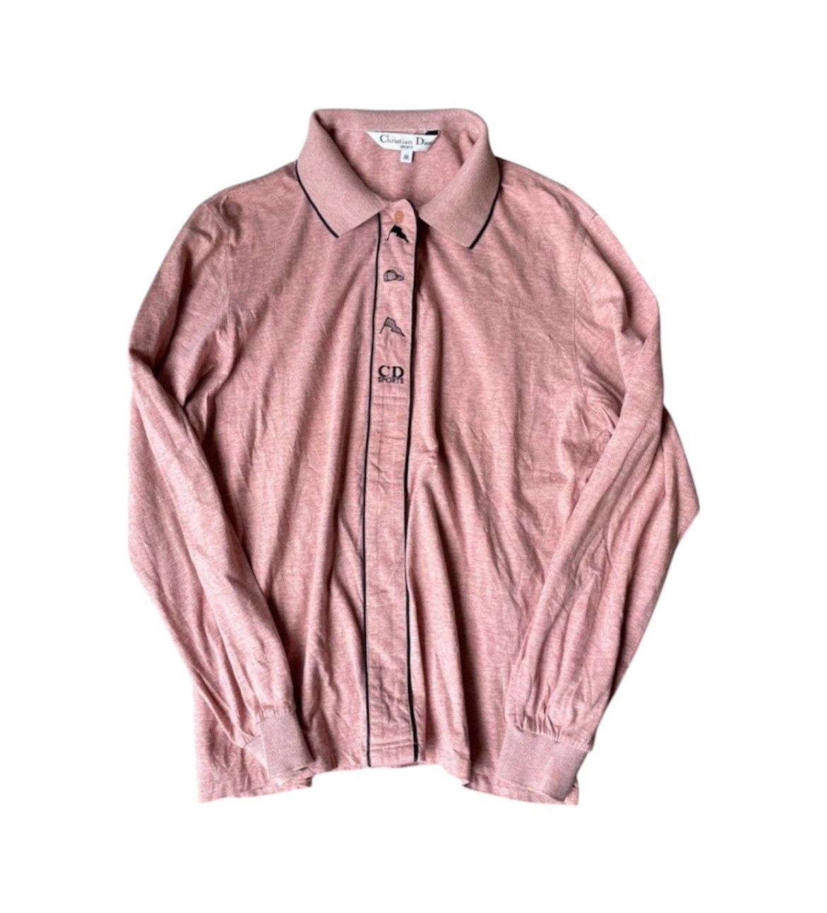 Dior Christian Dior Monsieur Sports Pink Rugby Polos Size US M / EU 48-50 / 2 - 1 Thumbnail