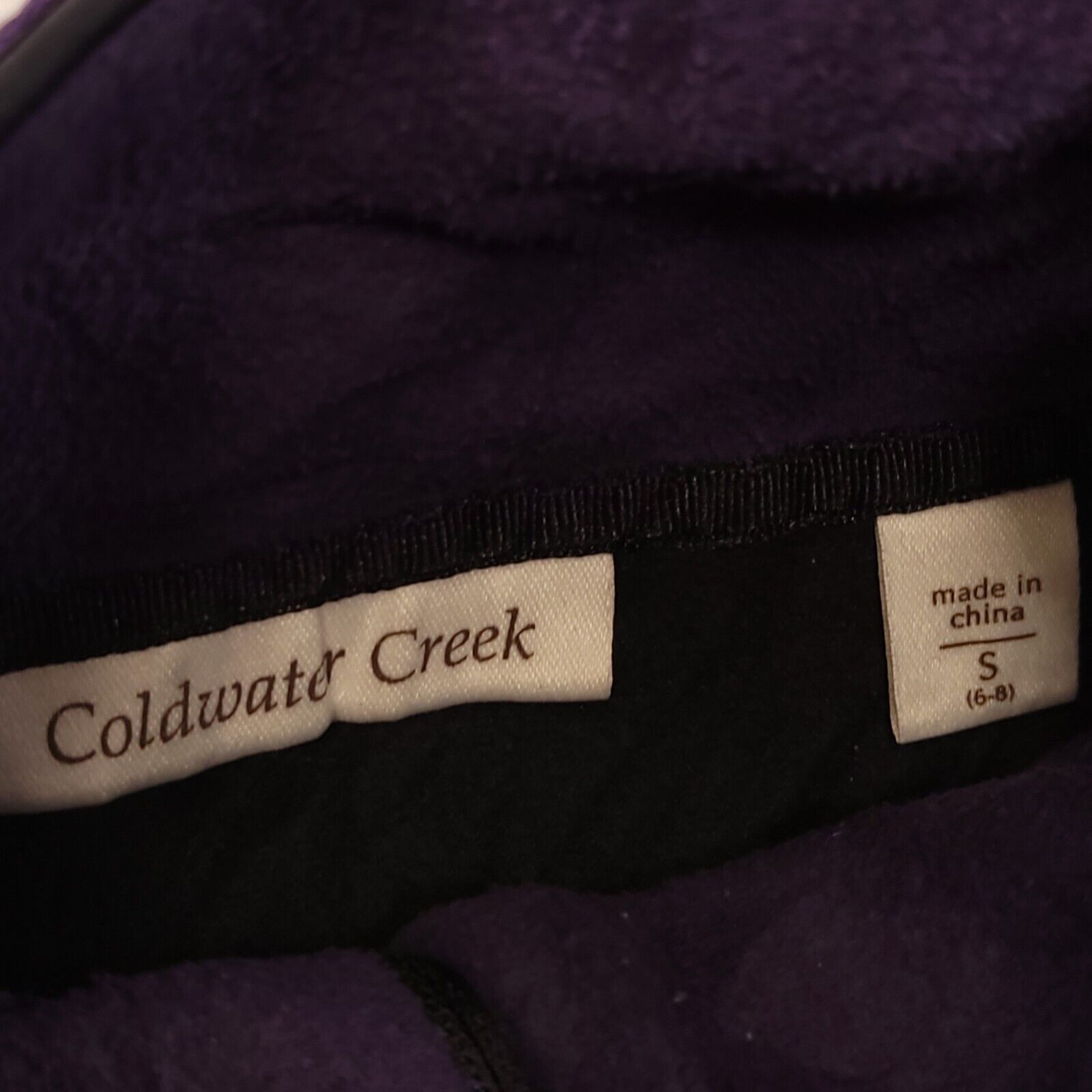 Coldwater Creek Coldwater Creek Pullover Jacket Womens Size Small S Purple Size S / US 4 / IT 40 - 3 Thumbnail
