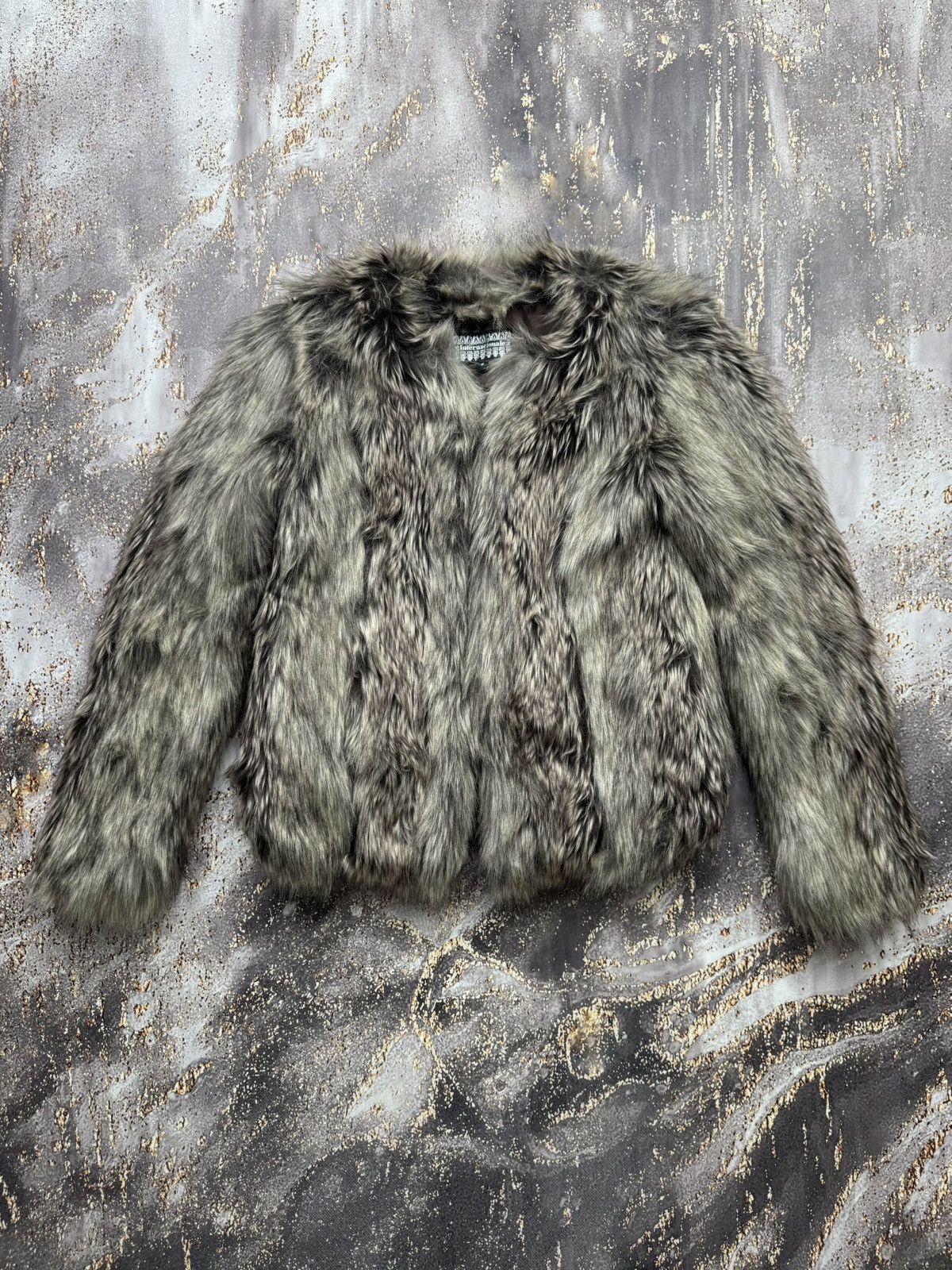 Vintage Faux Fur Mini Coat