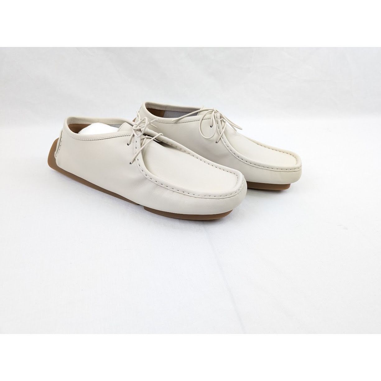 Bottega Veneta o1rshd1 Calf Pelle Scarpa Chester Shoes in Cream Size US 9 / EU 42 - 16 Thumbnail
