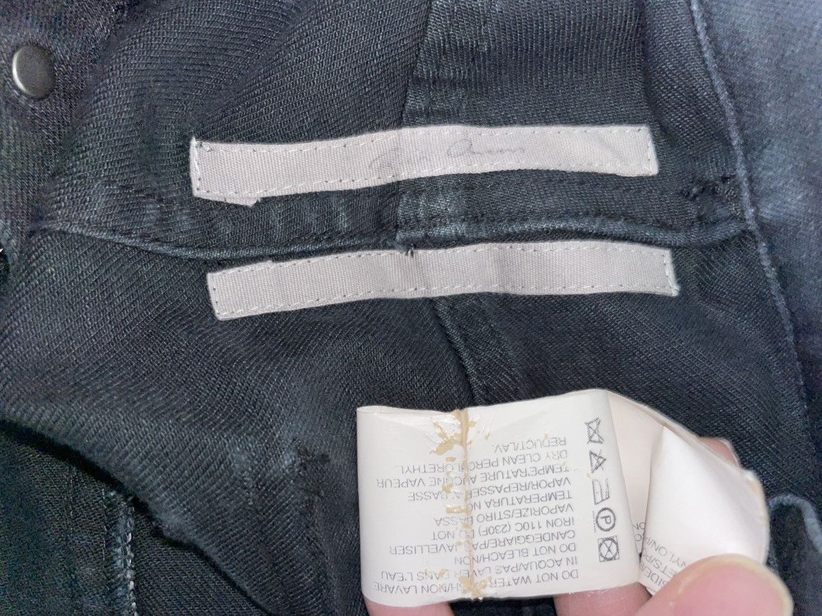 Rick Owens Mainline Memphis Black Denim Jeans *RARE NO WAX Size US 32 / EU 48 - 7 Thumbnail