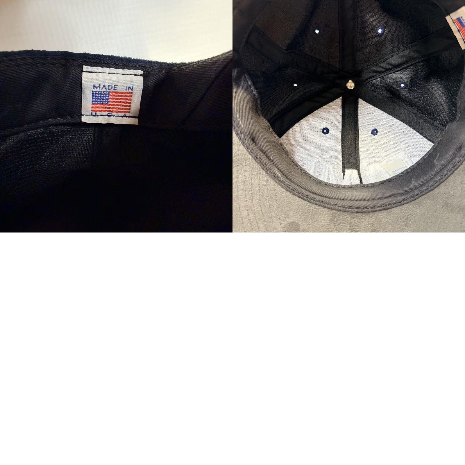 Vintage Hall Of Fame Hat Cap Snap Back Mens Navy Gray Suede FAME Embroidered 2nd Sucks Adjustable Snapback Structured Six-Panel Navy Blue Gray Suede Bill Size ONE SIZE - 8 Thumbnail