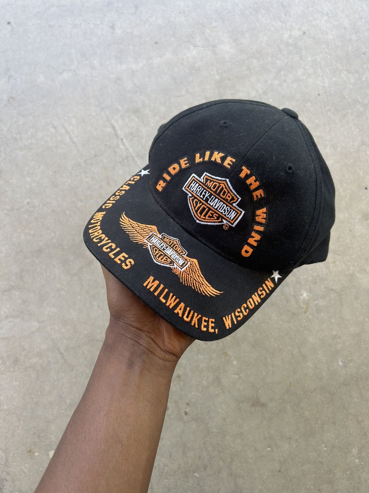 Harley Davidson × Vintage Vintage Harley Davidson American Needle Hat Cap Strapback Size ONE SIZE - 1 Thumbnail