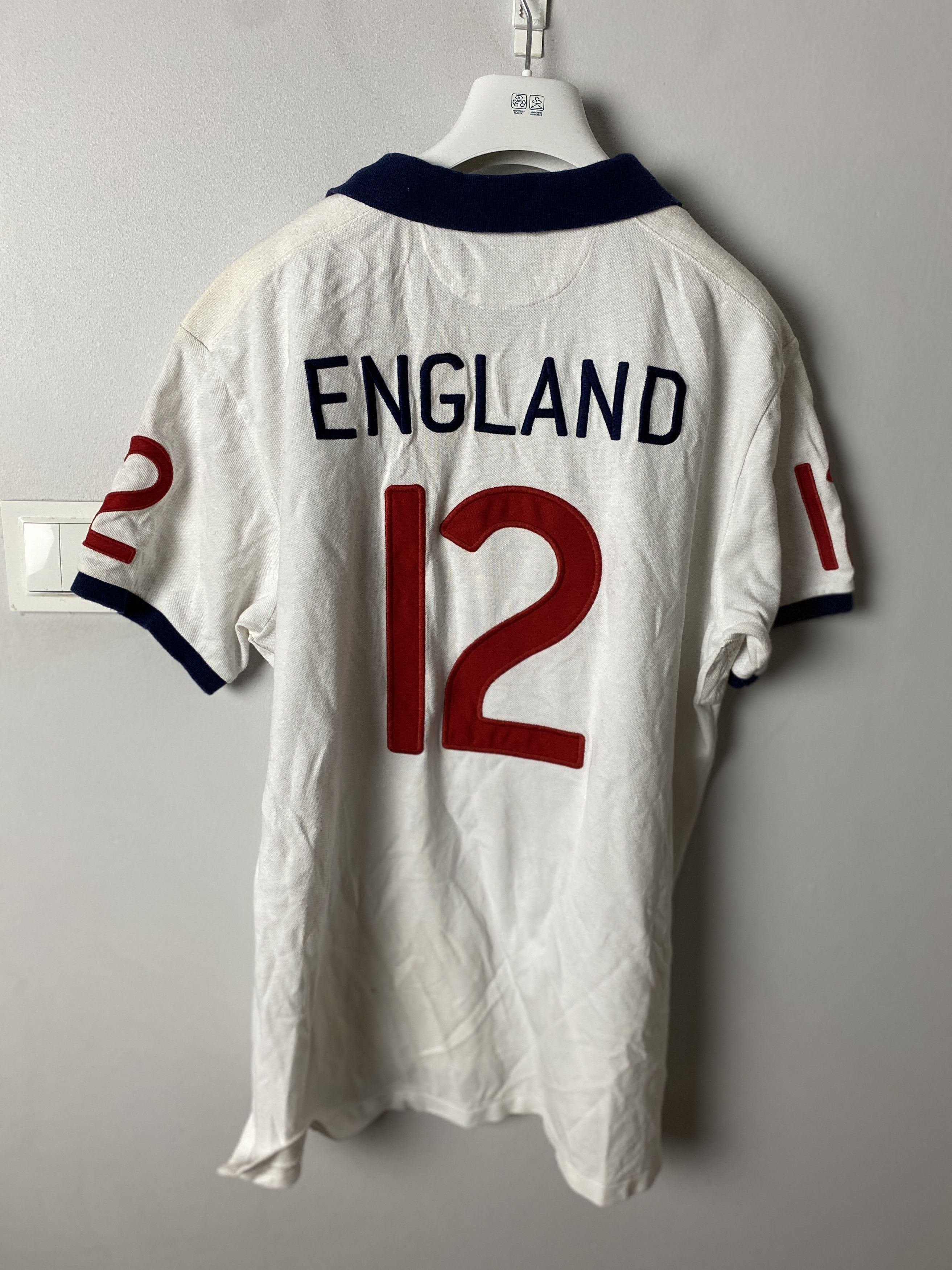 Polo Ralph Lauren Polo Ralph Lauren England 12 rugby polo t-shirt tee vintage Size US XL / EU 56 / 4 - 7 Thumbnail