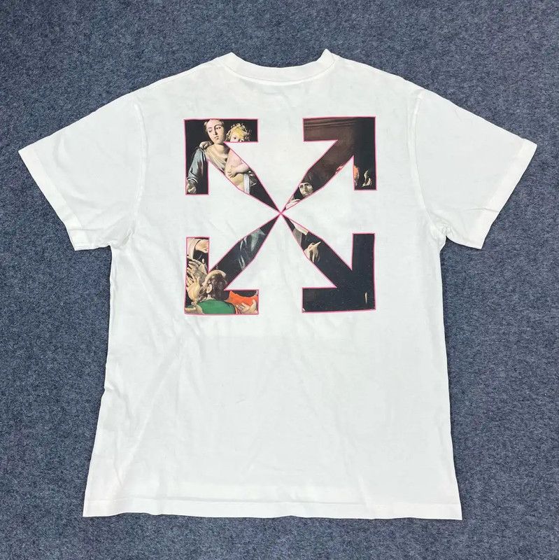 Off-White Off-White Women's XS White Cotton T-Shirt 0089 Size XS / US 0-2 / IT 36-38 - 1 Thumbnail