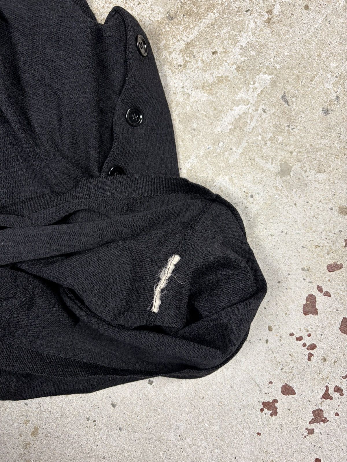 Dolce & Gabbana FW 2003 Dolce & Gabbana Black Button Up Skirt & Sweater Set Size S / US 4 / IT 40 - 17 Thumbnail