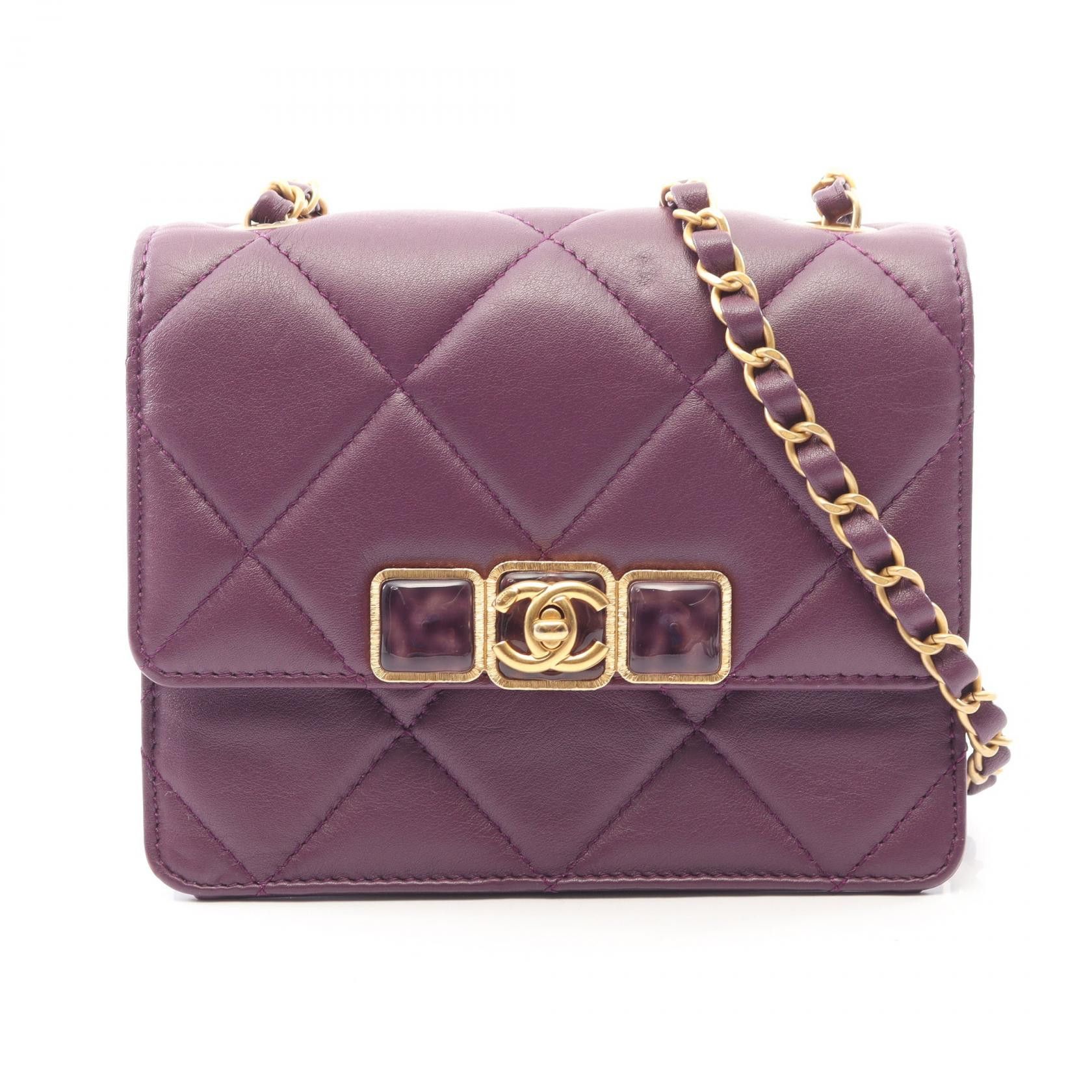 Chanel Chanel CHANEL Mini Matelasse Lambskin Shoulder Bag Leather Shoulder Bag AS3391 DUTY FREE for USA Size ONE SIZE - 1 Thumbnail