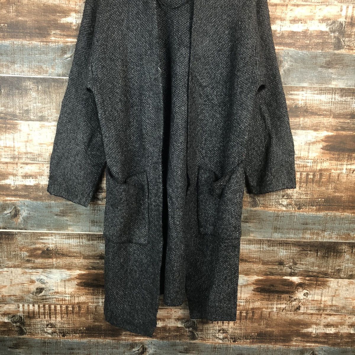 Homespun Knitwear Uniqlo Grey long Cardigan Knitwear #A2275 Size US S / EU 44-46 / 1 - 3 Thumbnail