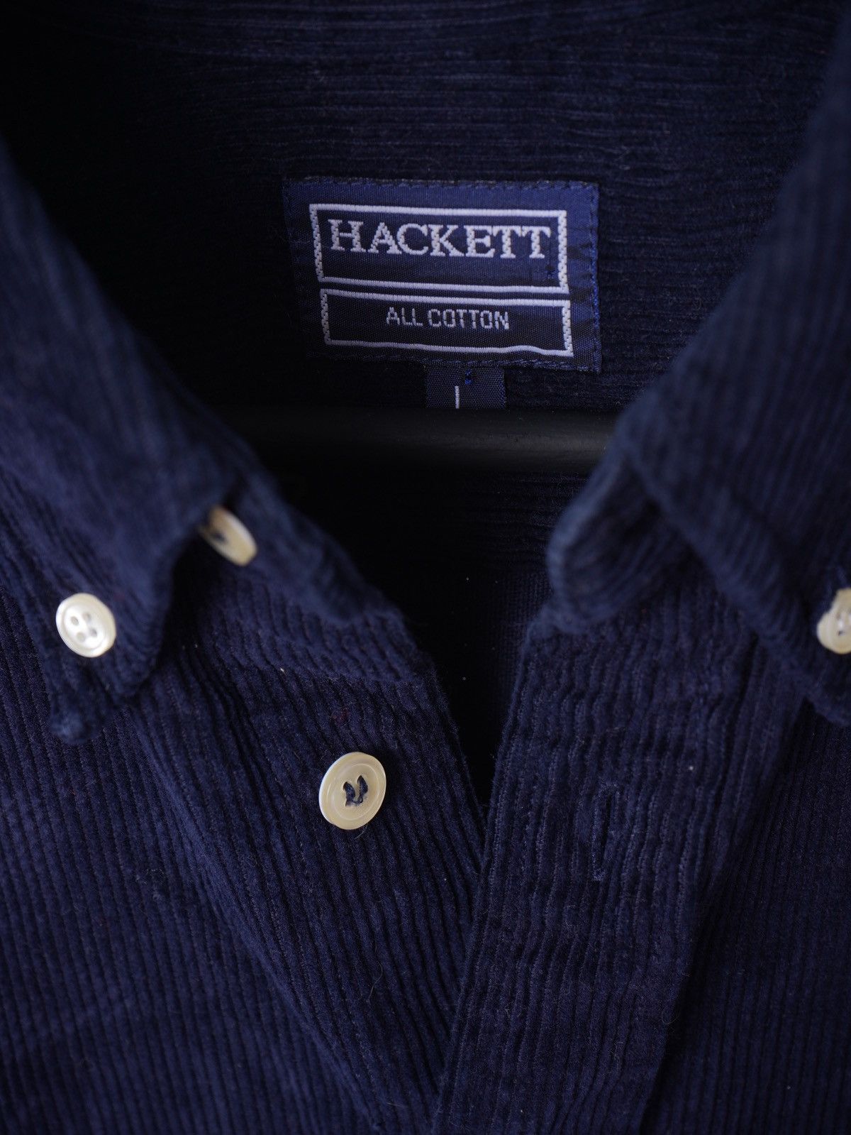 Hackett Hackett London Men Corduroy Casual Shirt Blue Size US L / EU 52-54 / 3 - 4 Thumbnail