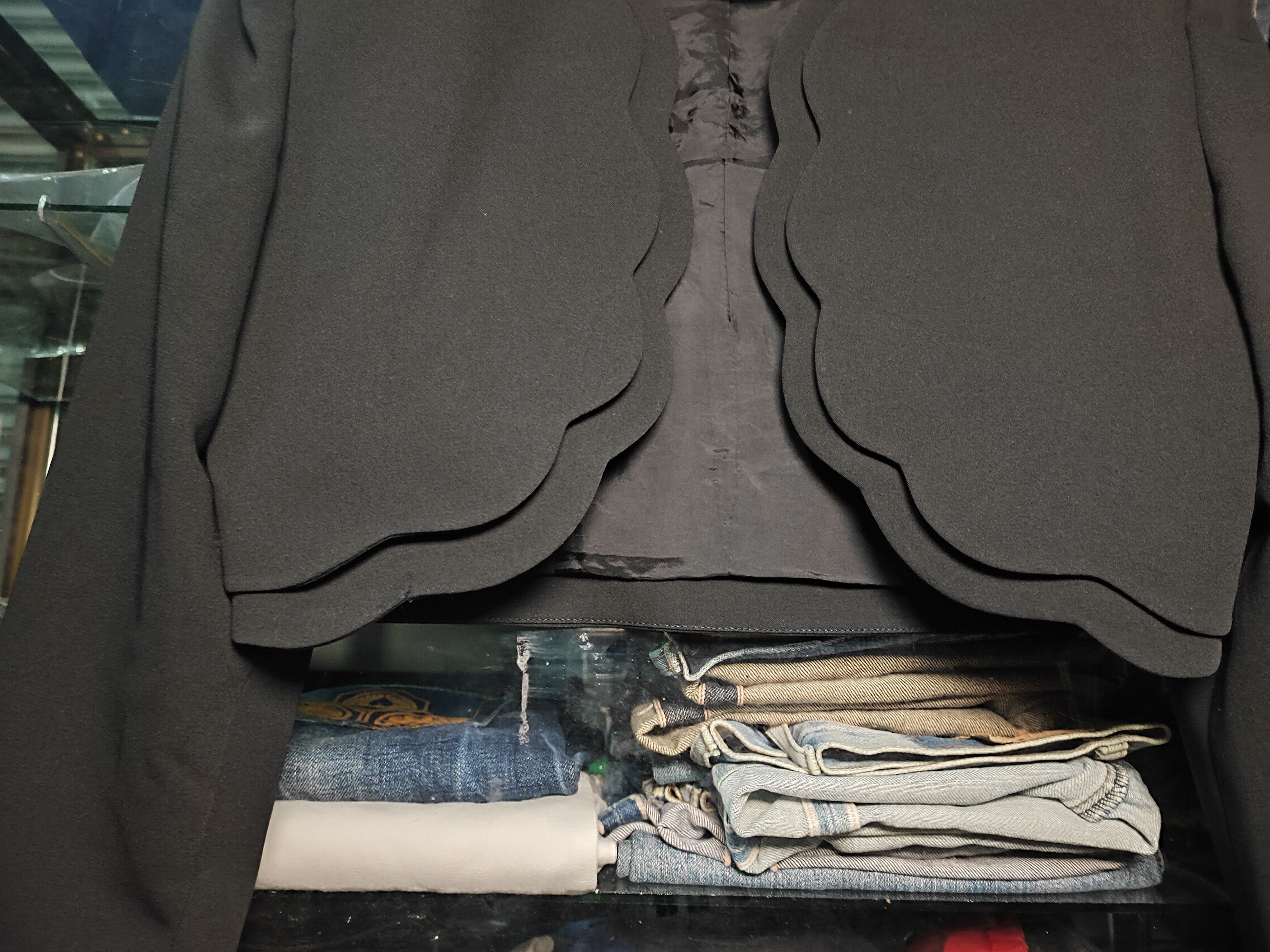 Chloe Archive Chloe Black Formal Scalloped Cropped Jacket Japan Size S / US 4 / IT 40 - 6 Thumbnail