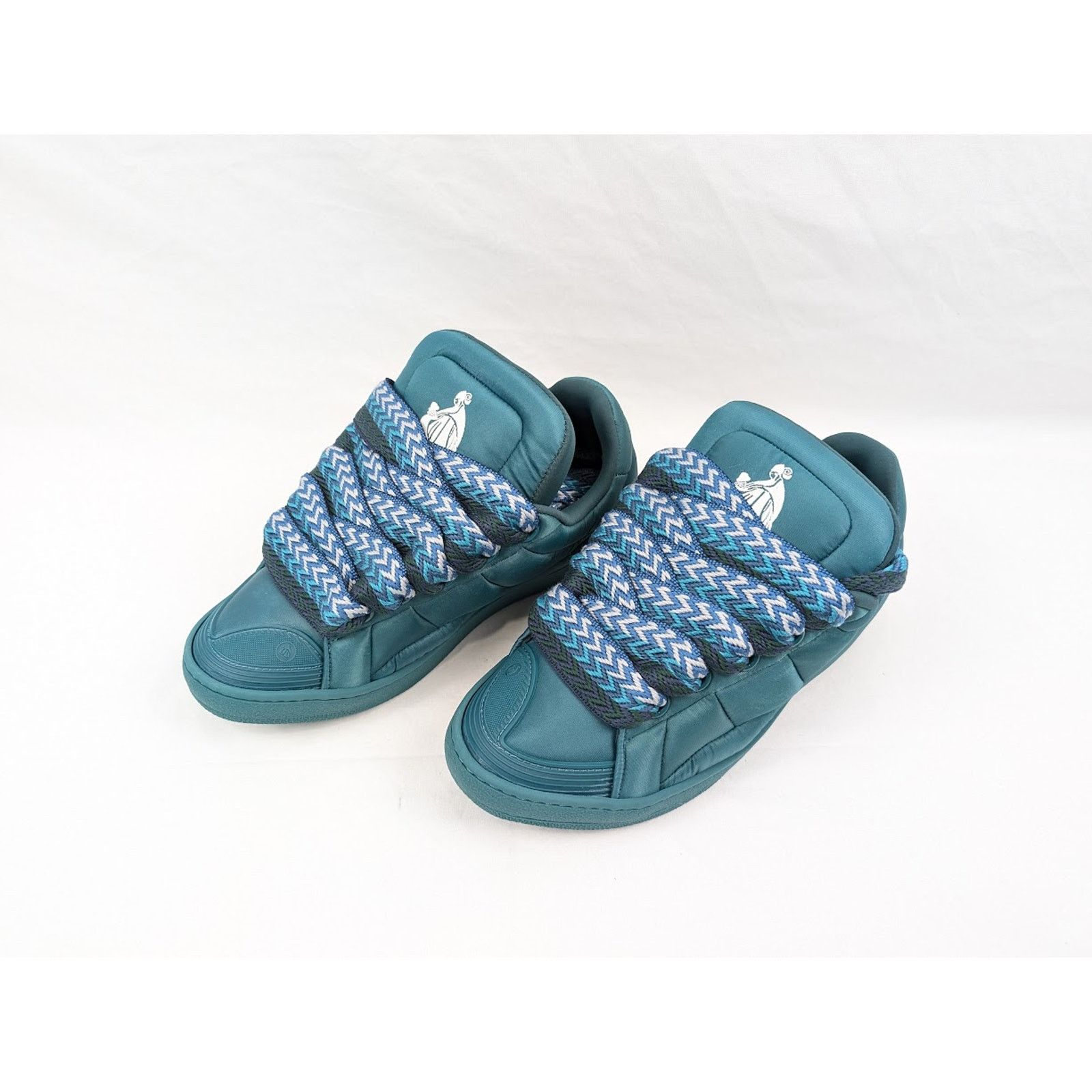 Lanvin o1rshd1 Curb XL Sneakers in Forest Size US 12 / EU 45 - 18 Thumbnail