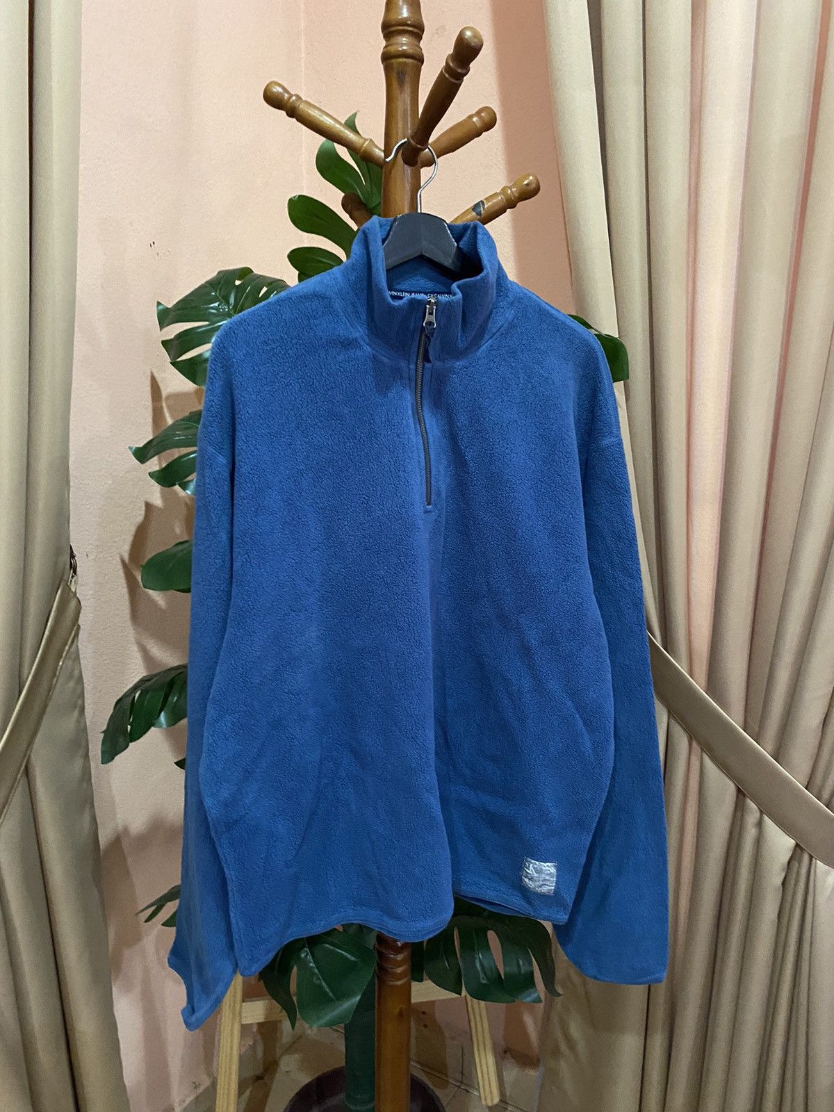 Calvin Klein VINTAGE CALVIN KLIEN HALF ZIPPER FLEECE Size US XL / EU 56 / 4 - 5 Thumbnail