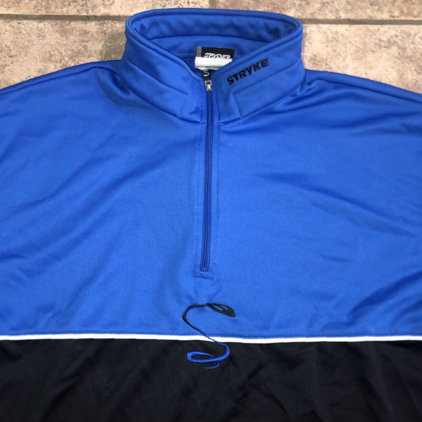 Spyder Stryke By Spyder Half Zip Pullover Jacket Mens Size L Blue Size US L / EU 52-54 / 3 - 2 Thumbnail