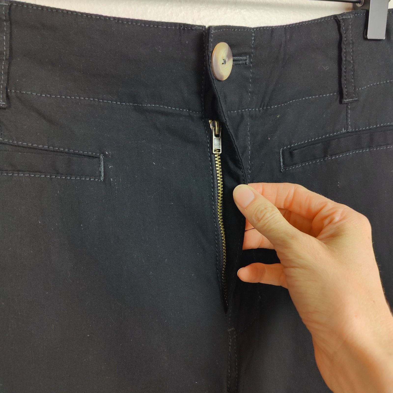 Anthropologie Anthropologie Maeve The Colette Pants 26 Black Wide Leg Size 26" / US 2 / IT 38 - 5 Thumbnail