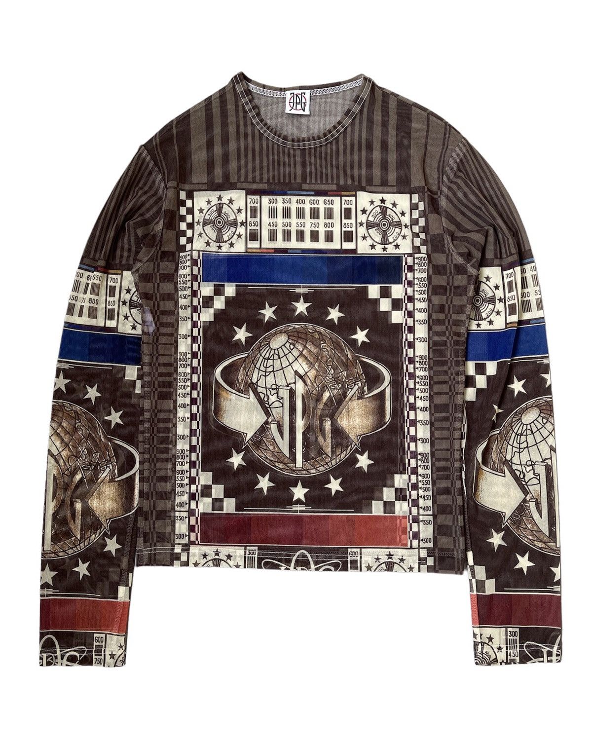 Grailed × Jean Paul Gaultier Most Iconic 1994 Runway Jean Paul Gaultier Globe Mesh Top Size US S / EU 44-46 / 1 - 2 Thumbnail