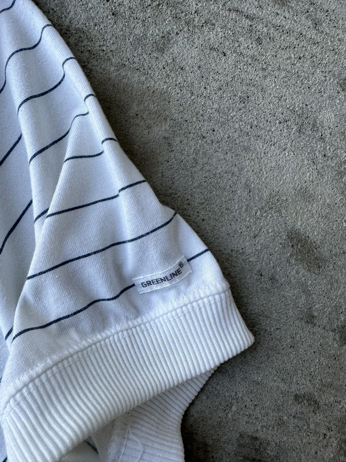 Vintage 80s Patterned Striped Polo Rugby Shirt Size US L / EU 52-54 / 3 - 4 Thumbnail