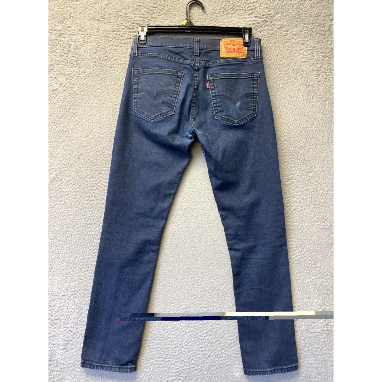 Levi's Levi's Jeans Men's 32x32 Slim Fit Denim Dark Blue 511 Size US 32 / EU 48 - 3 Thumbnail