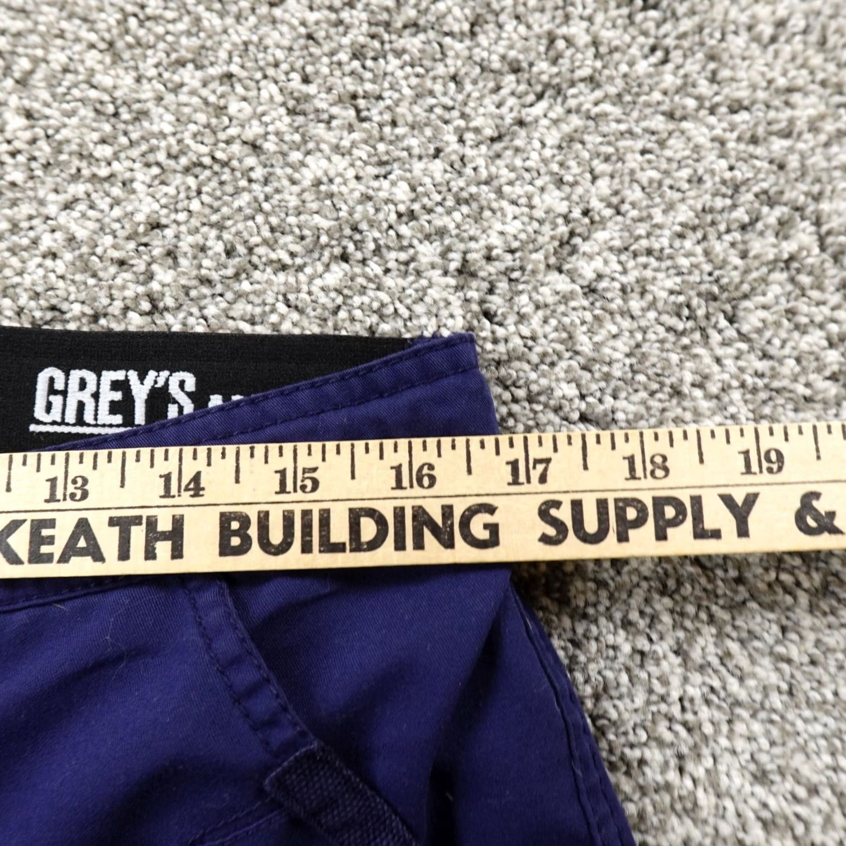 Vintage Greys Anatomy Pants Womens MP Blue Barco Scrub Bottom Medical Nursing Uniform Mens? Size 32" / US 10 / IT 46 - 5 Thumbnail