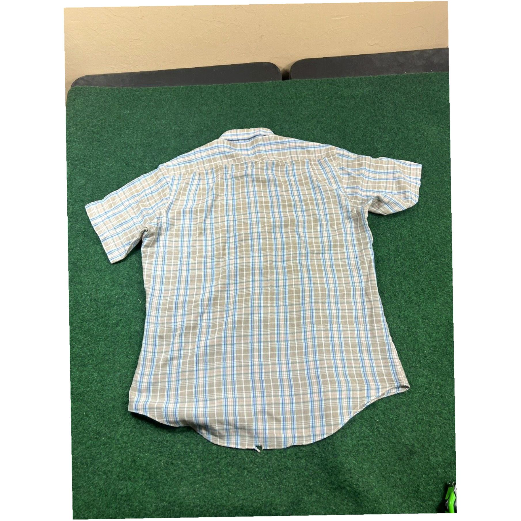 Vintage Vintage 80s 90s Royal Knight Plaid Sz Medium Button Up Dress Shirt Size 40R - 7 Thumbnail