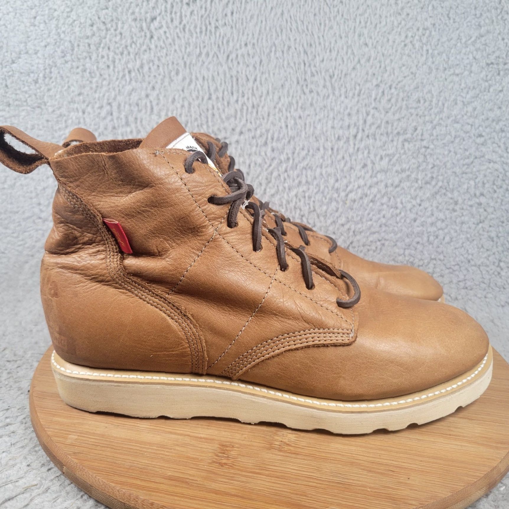 VINTAGE Gorilla CHUKKA Boots Mens Size 9 Brown Leather Ankle  display picture 1