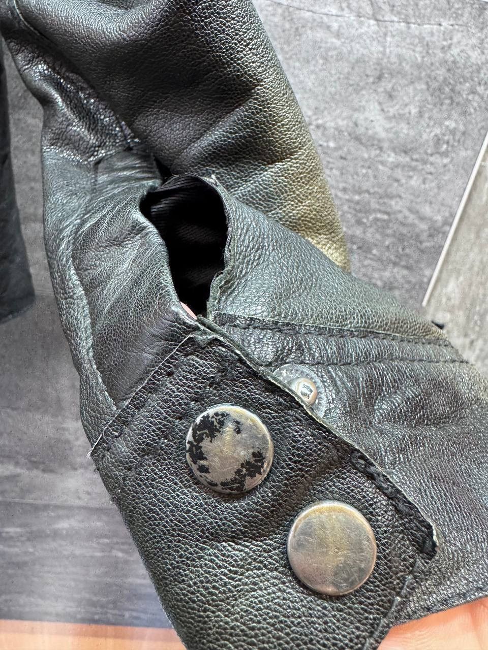 Allsaints Allsaints Postnoon Leather Button Up Shirt Jacket Size L Size US L / EU 52-54 / 3 - 7 Thumbnail