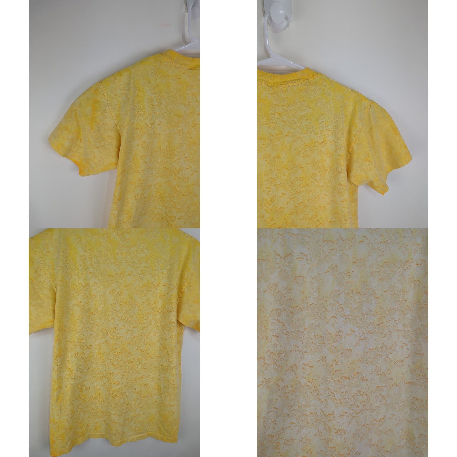 Vintage VINTAGE Nature's Studio Sweet Pea T Shirt Floral Tie Dye All Over AOP 90s Flowers Size US M / EU 48-50 / 2 - 10 Thumbnail