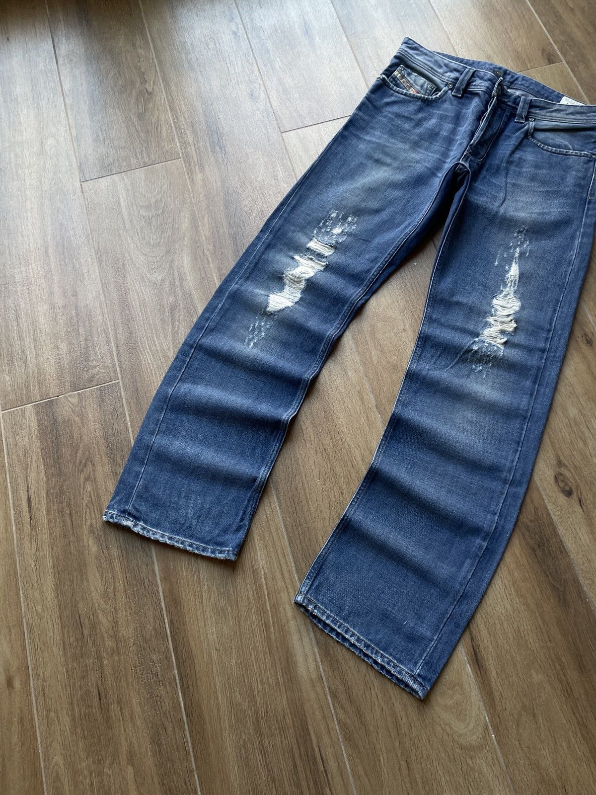 Diesel Diesel Vintage Jeans Avant Garde Flared Japanese Y2K Ripped Size US 32 / EU 48 - 2 Thumbnail