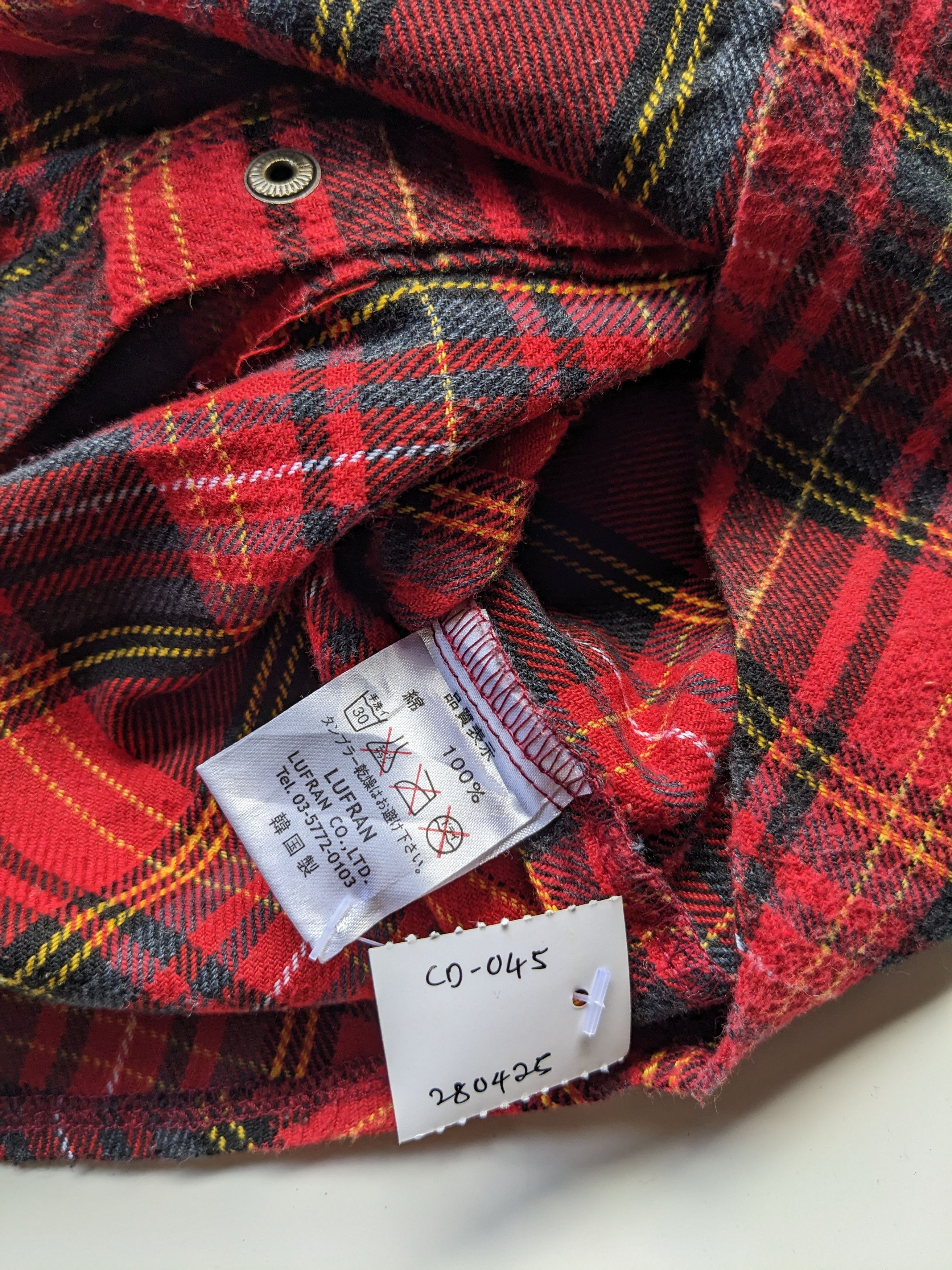 Japanese Brand × Seditionaries Mongrelly anarchy punk checked shirt Size XS / US 0-2 / IT 36-38 - 6 Thumbnail
