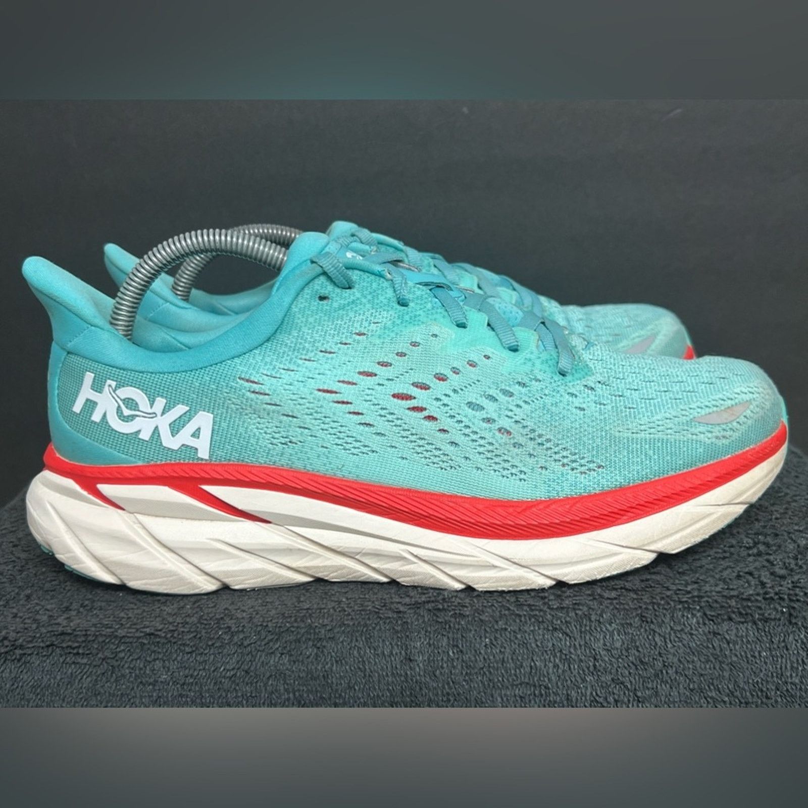 Hoka Hoka One One Womens Clifton 8 Running Shoes Sneakers SZ 9.5 Size US 9.5 / IT 39.5 - 2 Thumbnail