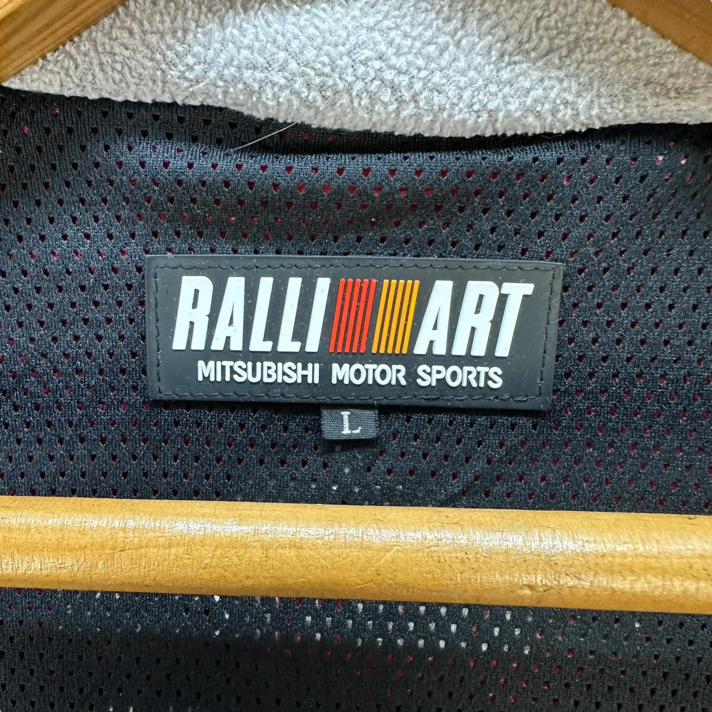Vintage Vintage 90's MITSUBISHI RALLI ART Fleece Jacket #A71-1732 Size US L / EU 52-54 / 3 - 12 Thumbnail