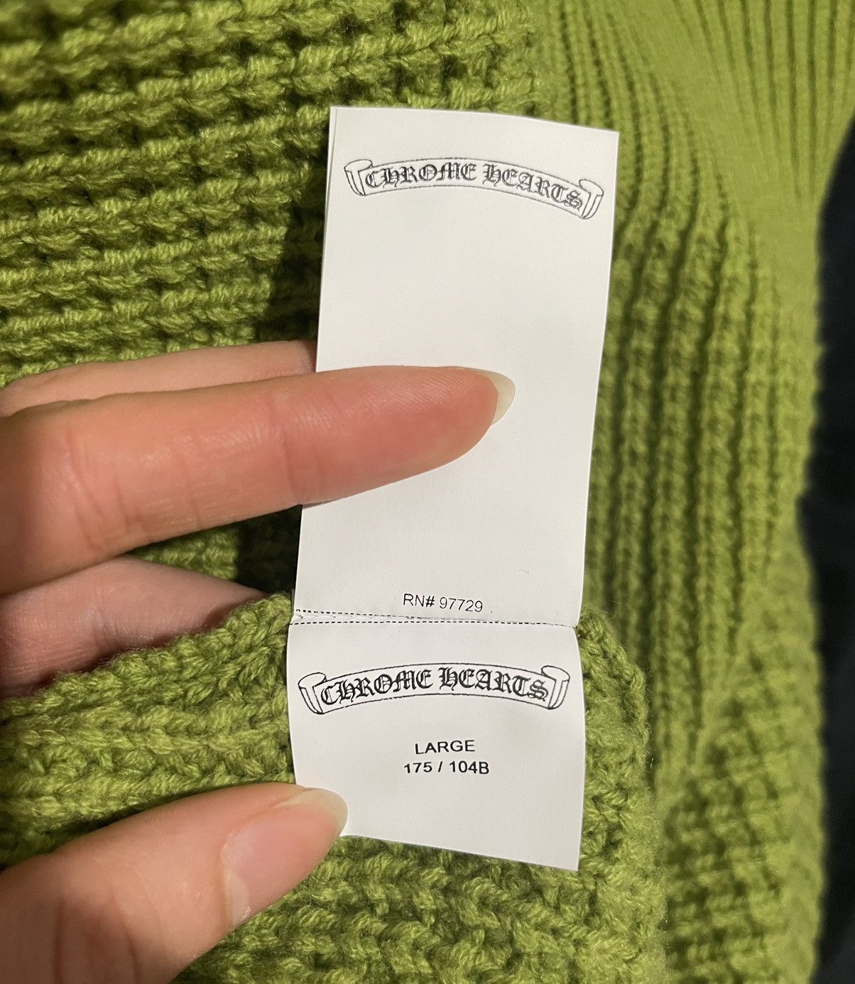 Chrome Hearts Chrome Hearts cross cashmere cardigan Aspen limited edition Size US L / EU 52-54 / 3 - 14 Thumbnail
