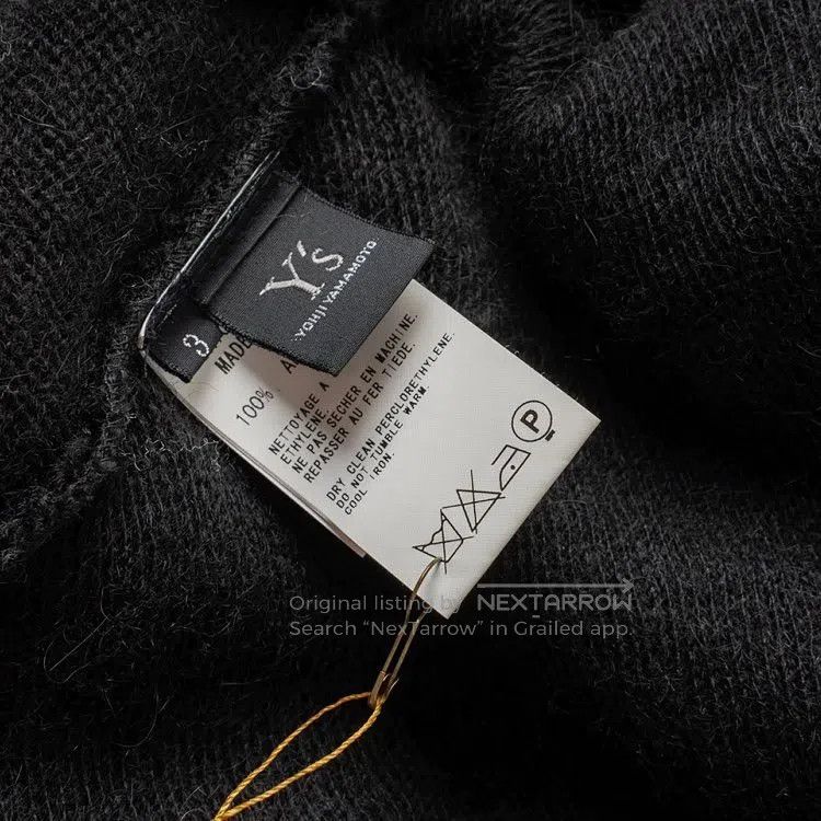 Yohji Yamamoto YOHJI YAMAMOTO Alpaca Wool Knit Open Cardigan with Sculptu Size L / US 10 / IT 46 - 6 Thumbnail