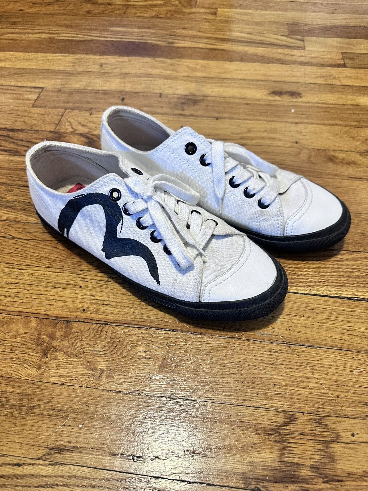 Evisu White Evisu trainers Size US 9.5 / EU 42-43 - 2 Thumbnail